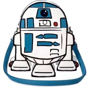 NWT Disney Parks Loungefly Star Wars R2-D2 Droid Crossbody Bag